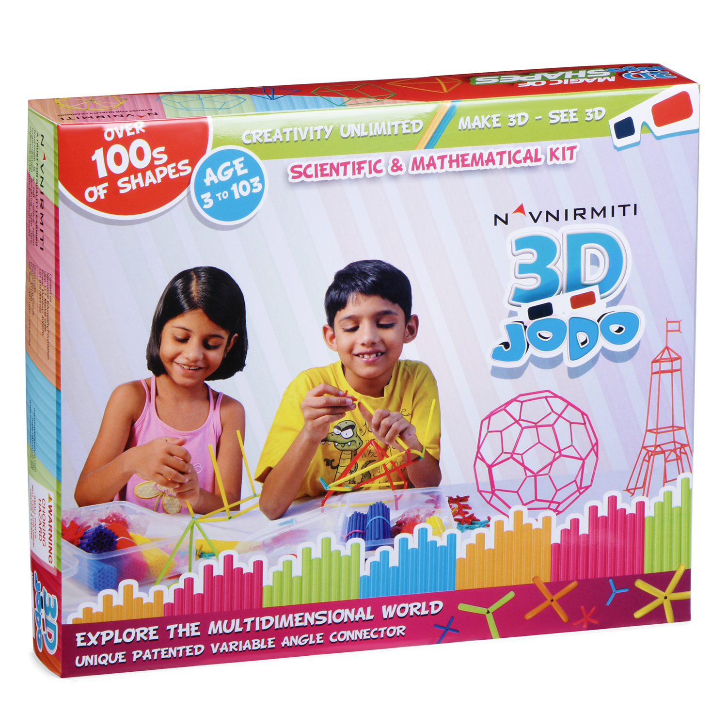 Jodo 3D Kit - Make 3D Glasses that Work. Make 3D See 3D