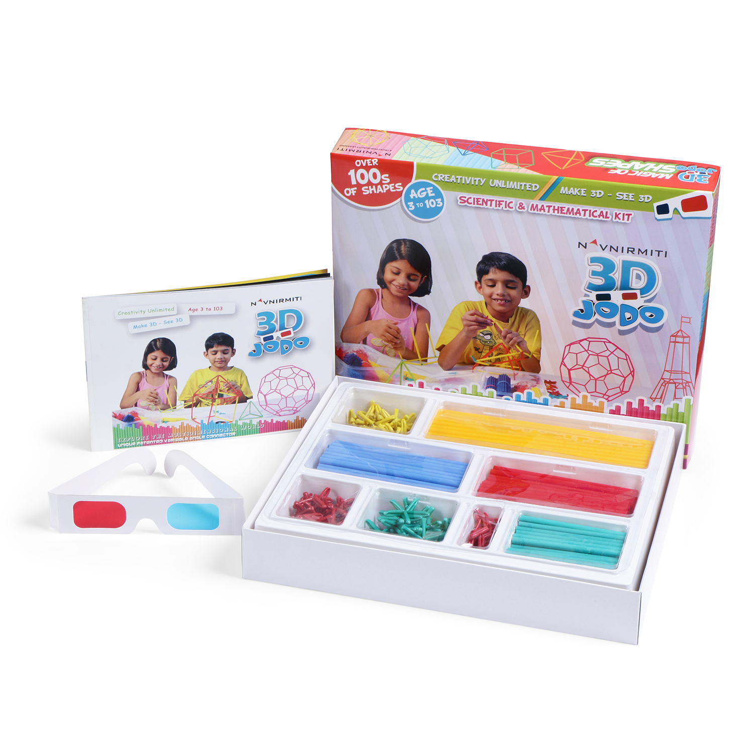 Jodo 3D Kit - Make 3D Glasses that Work. Make 3D See 3D