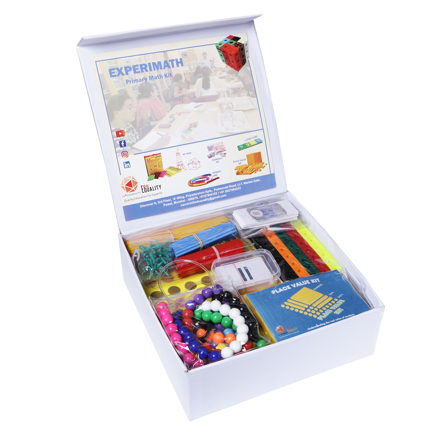 Student Experimath Kit, Powerhouse of Learning Skills, Math Toys, Science Toys, Building Blocks. 