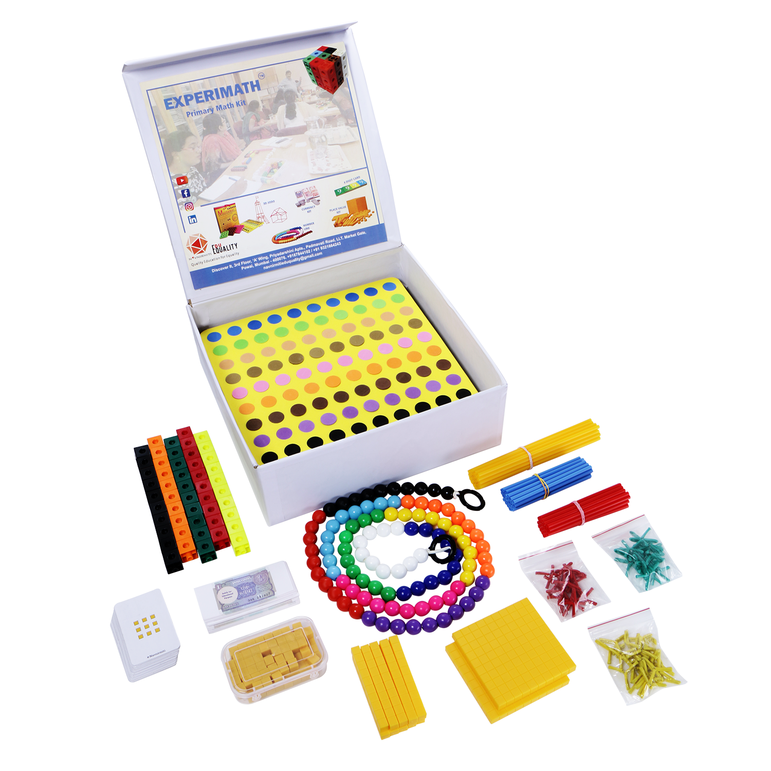 Student Experimath Kit Powerhouse of Learning Skills Math Toys Science Toys Building Blocks