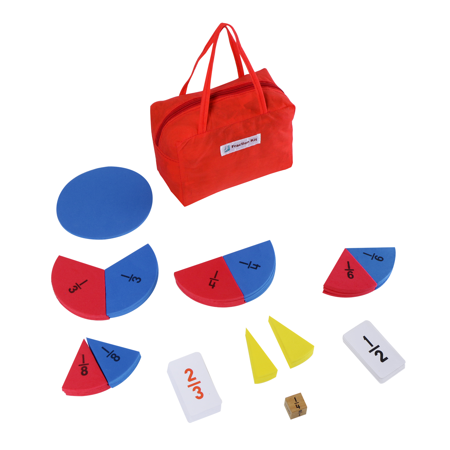 Fraction Games Kit - Mathematical Concept Toy for Easy Learning