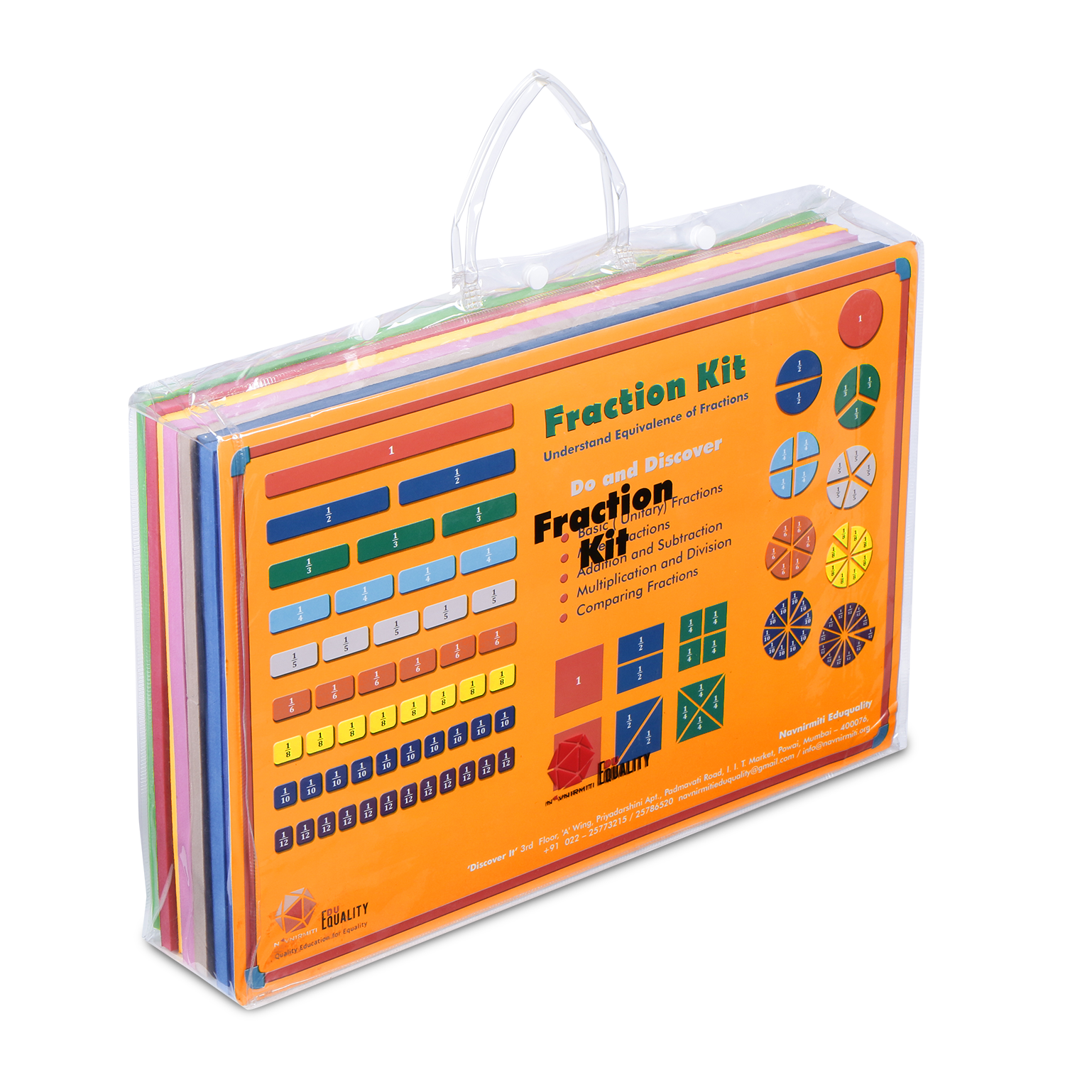 Fraction Kit - Mathematical Concept Learning Toy