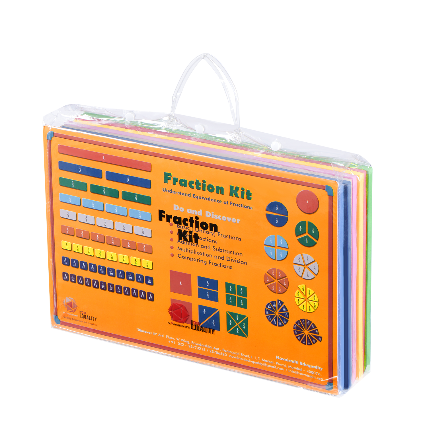 Fraction Kit - Mathematical Concept Learning Toy