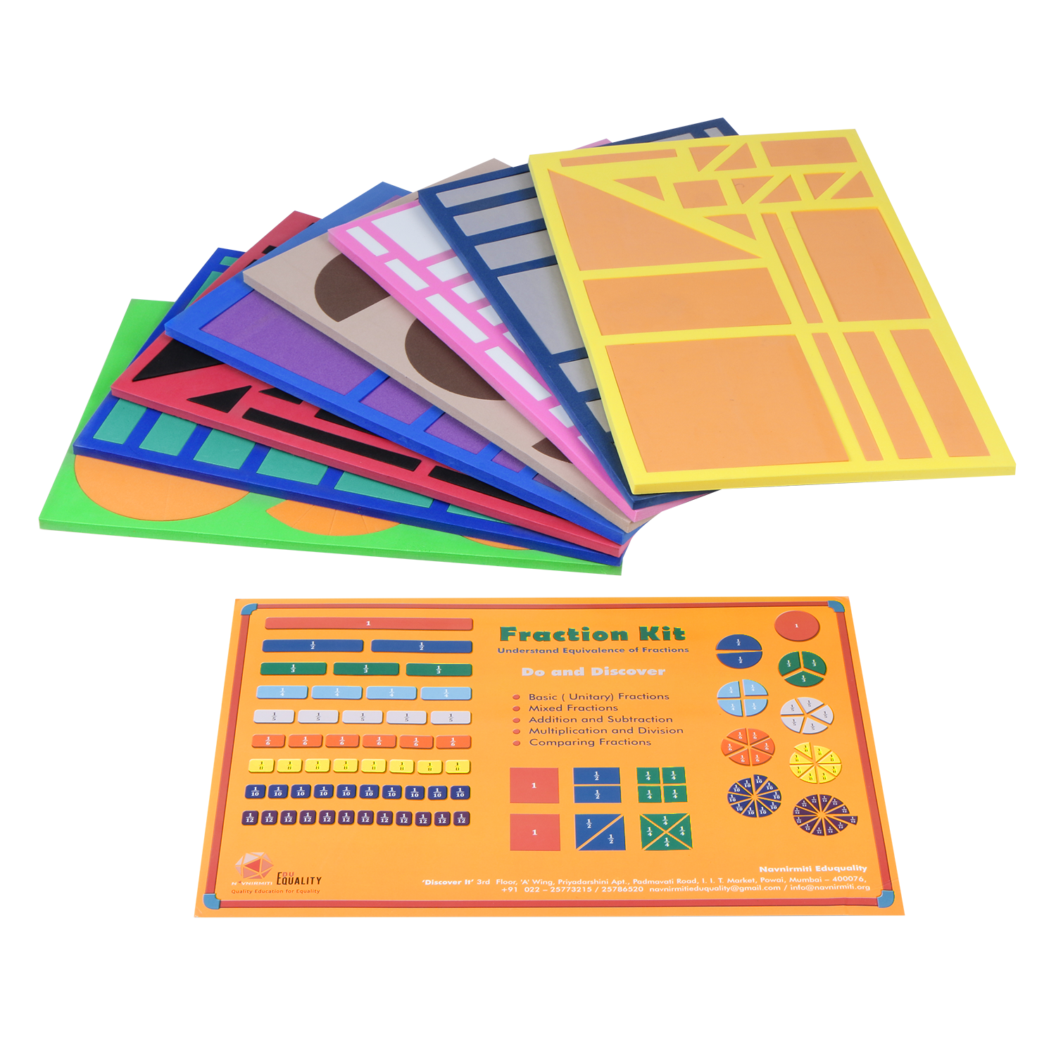 Fraction Kit - Mathematical Concept Learning Toy