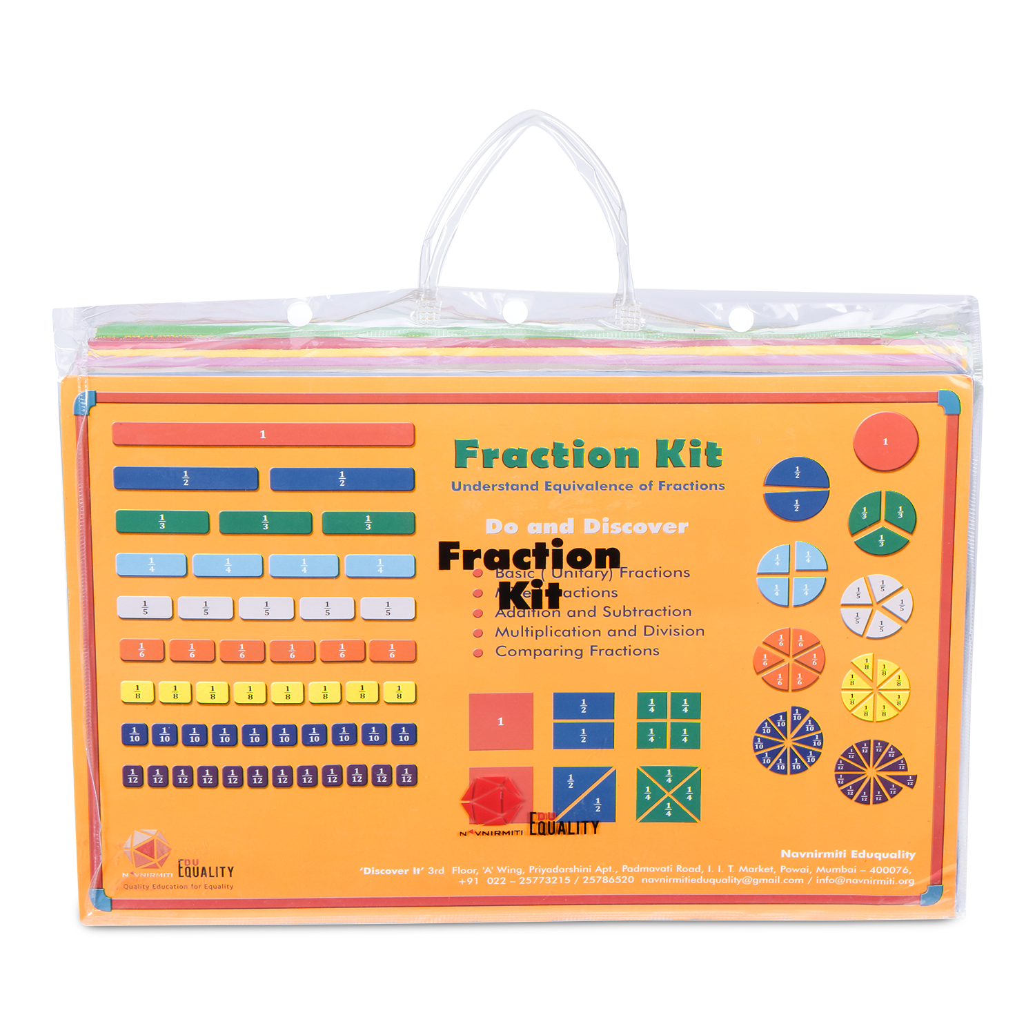 Fraction Kit - Mathematical Concept Learning Toy