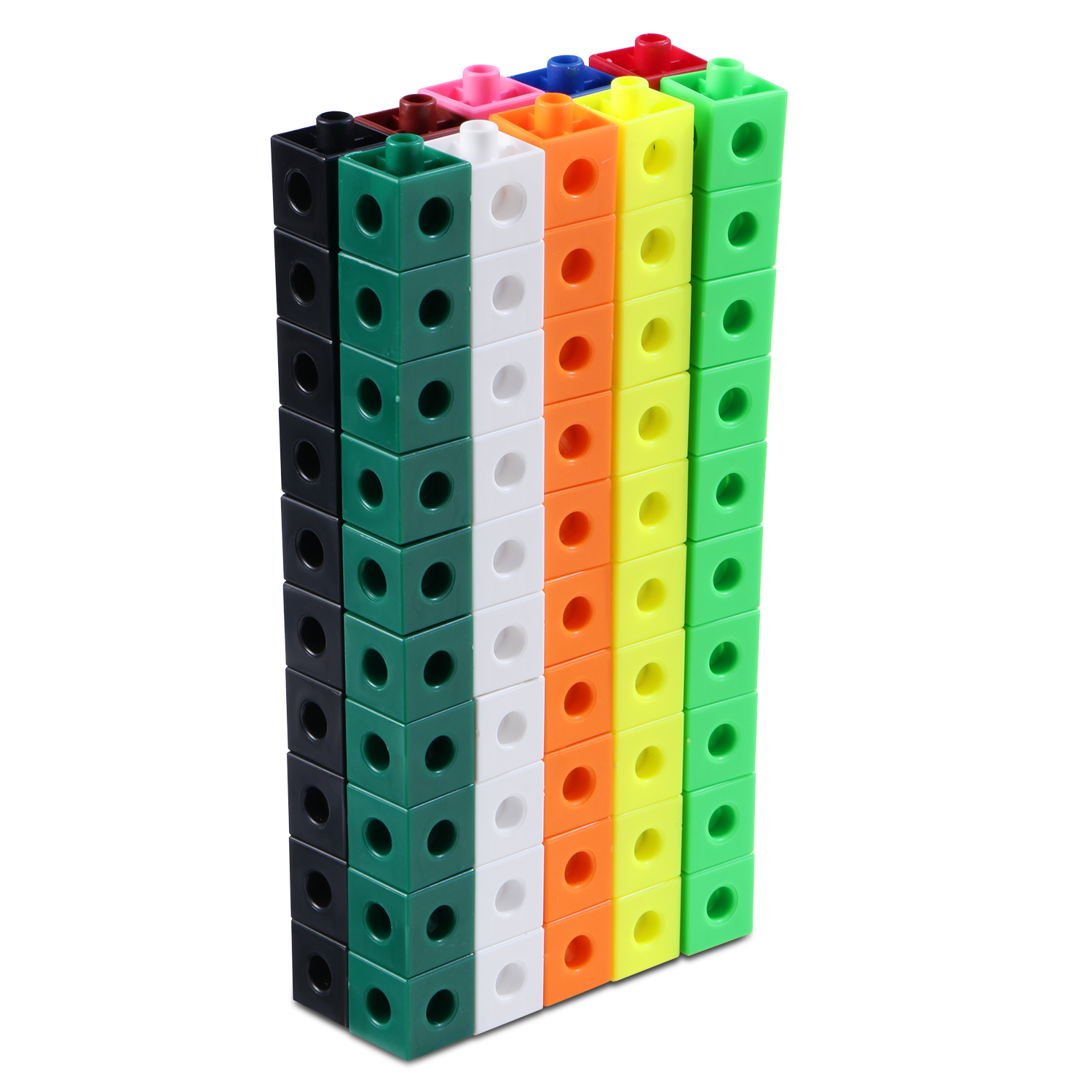 Jodo Blocks ( set of 100 cubes with bags) - Mathematical Toy for developing Cognitive Skills, Number Sense through Fun Learning.
