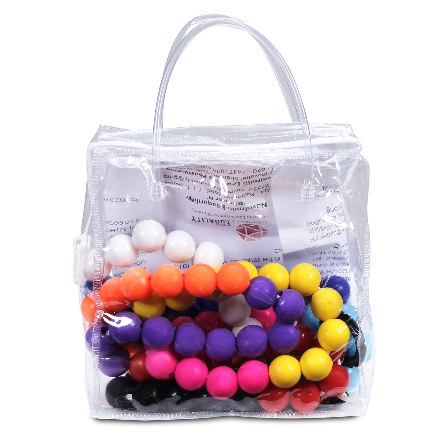 Number Line 100 beads Small, Counting, Number Sense,Number Recognition, Mathematical Toy (Interactive Bead String)