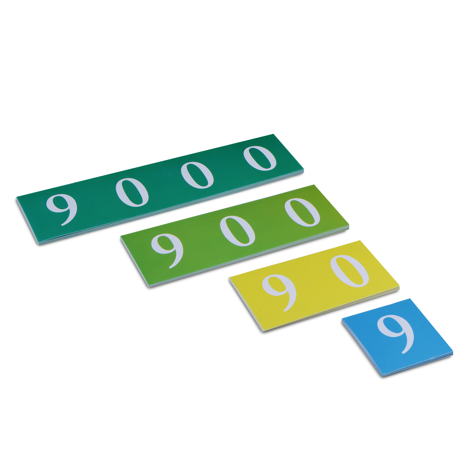 Place Value Cards - Number Sense, Mathematical Toy for Number Recognition and Mathematical Calculations