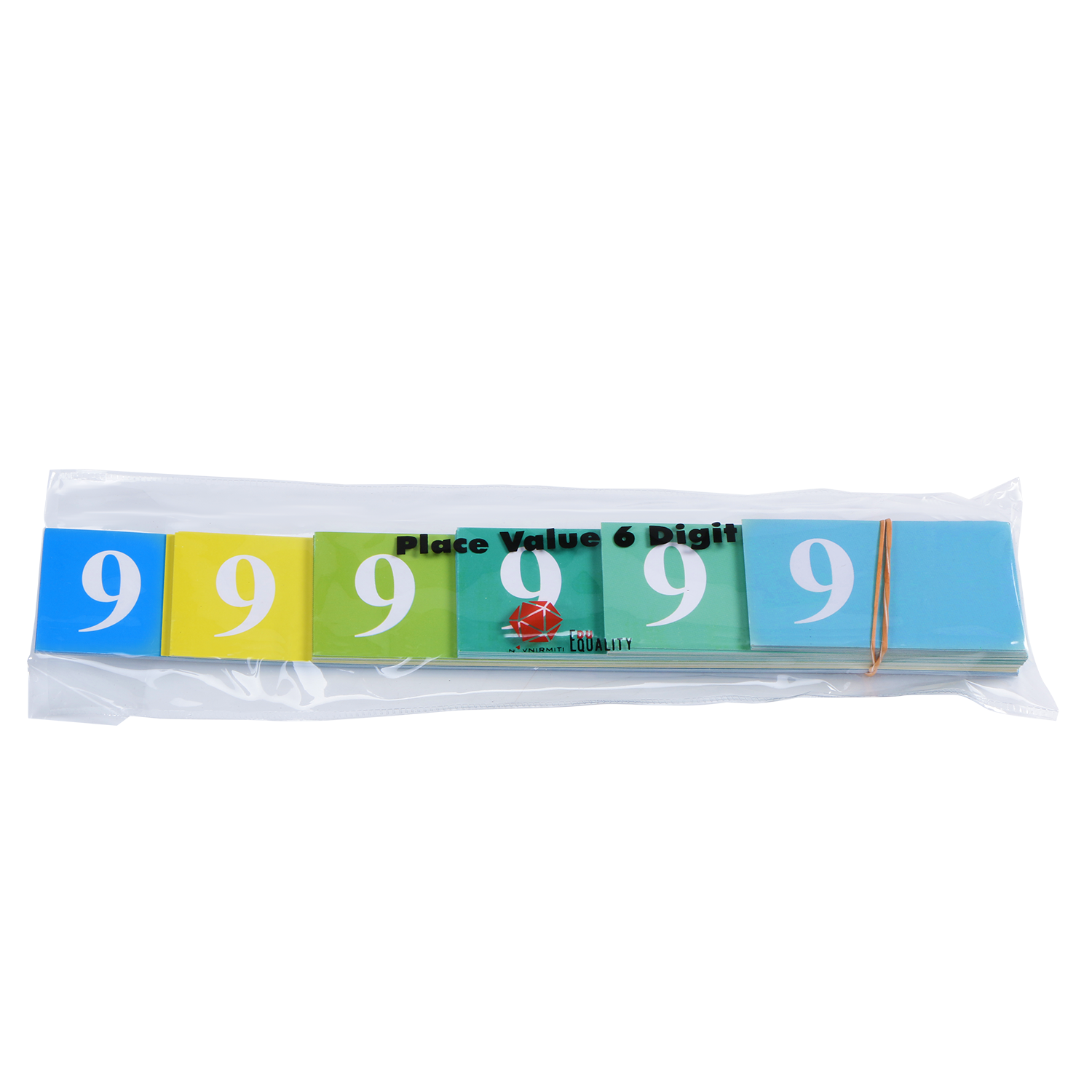Place Value Cards 6 Digit- Number Sense, Mathematical Toy for Number Recognition and Mathematical Calculations