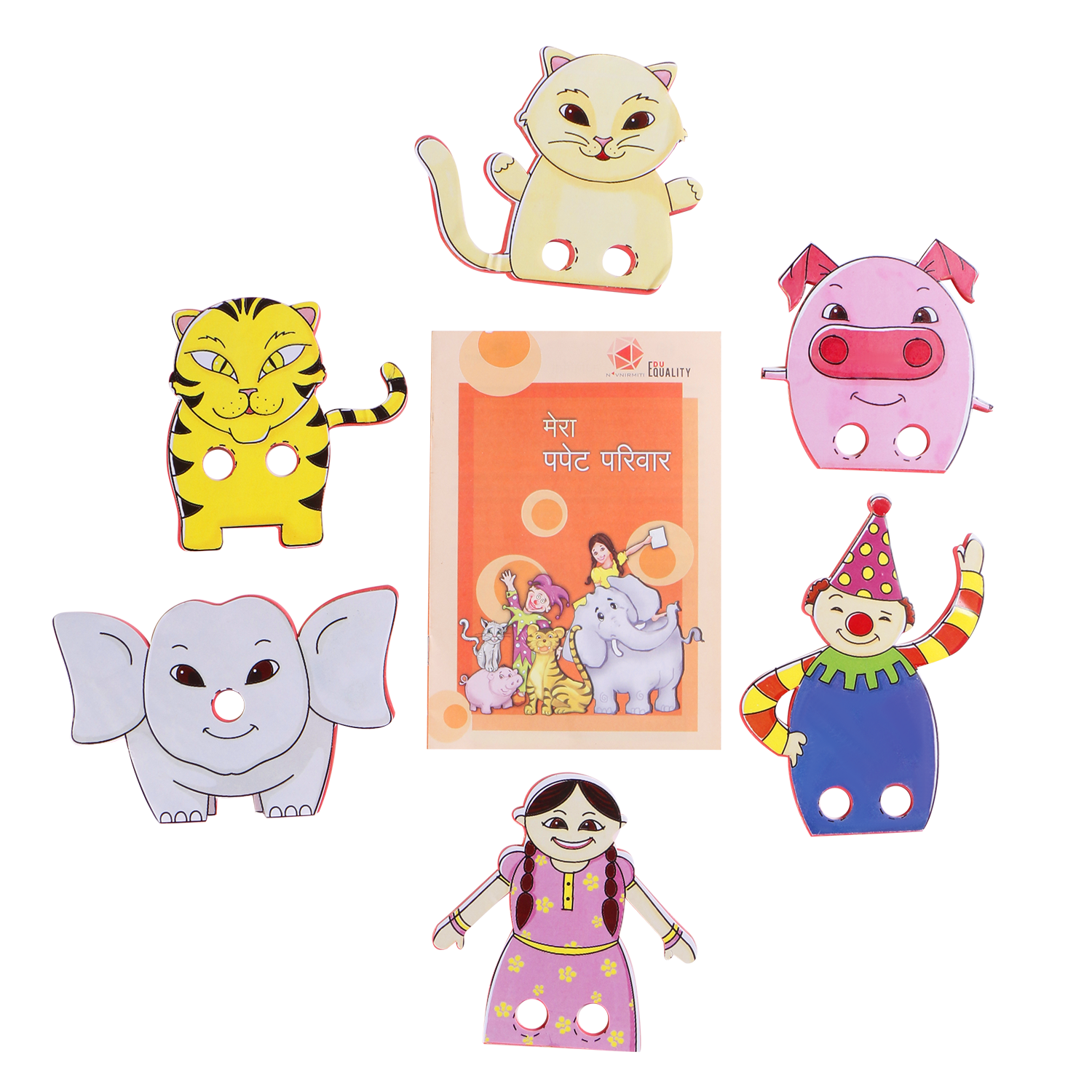 Puppet Set, Role Play, Creative Storytelling Toys  (Finger Puppet Set)