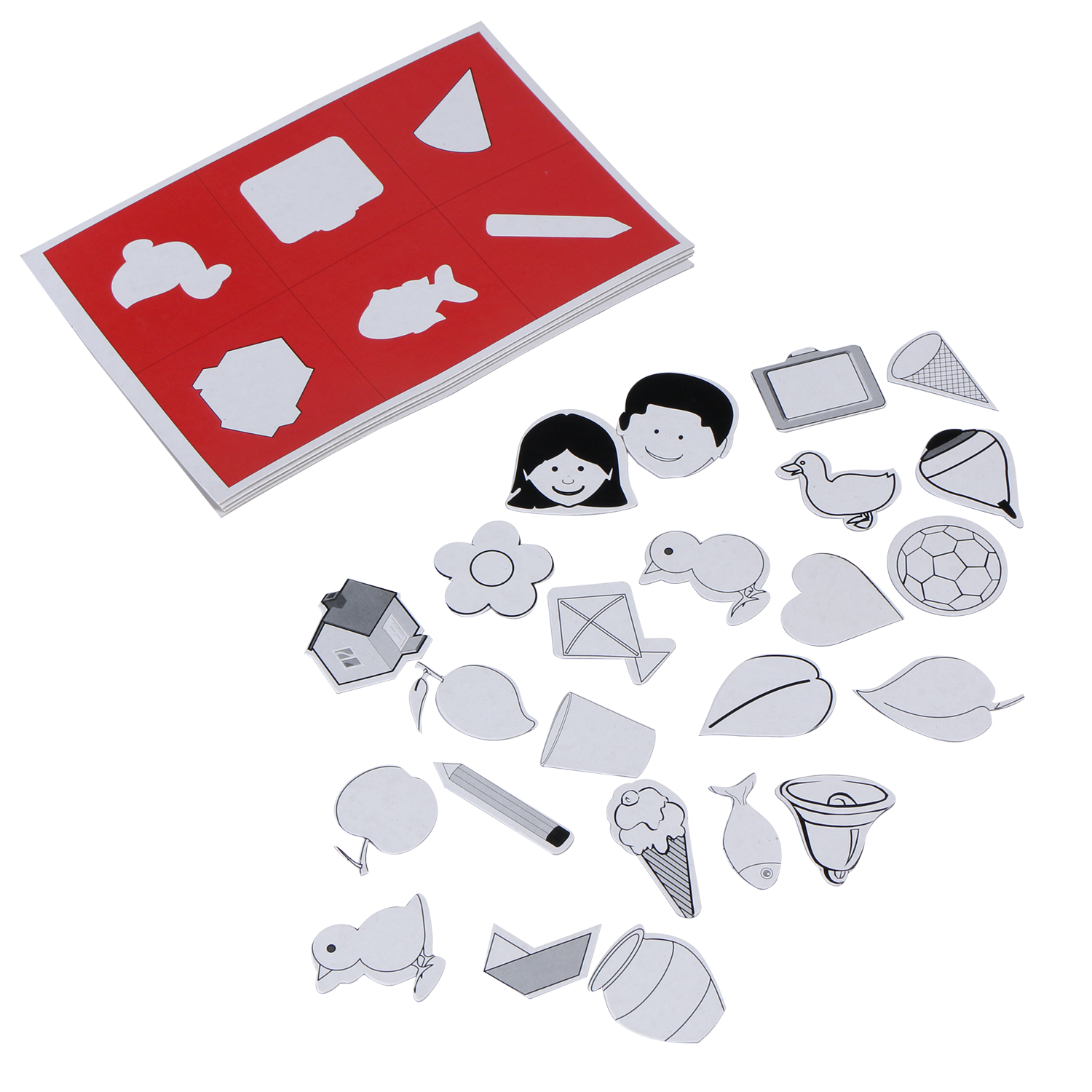 Shadow Game, Observation Skills, Deduction Skills, Learning Toy  (Shape Recognition Card)
