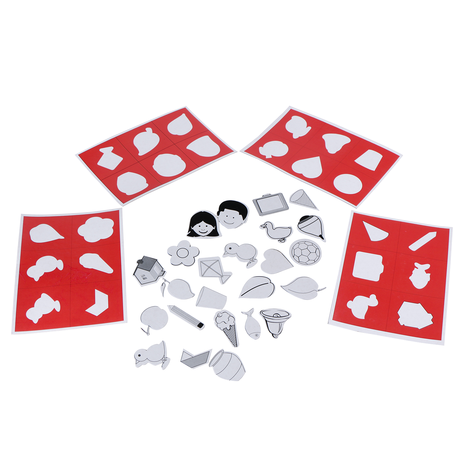 Shadow Game, Observation Skills, Deduction Skills, Learning Toy  (Shape Recognition Card)