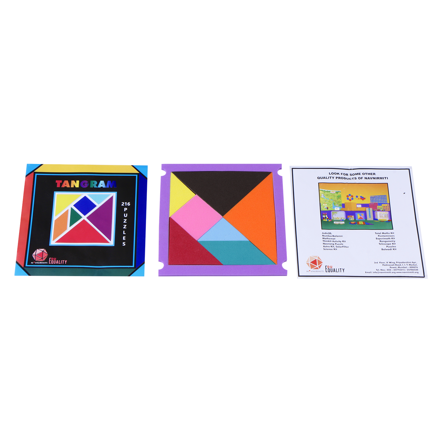 Tangram - Geometric Puzzle Game for Creative, Imaginative and Cognitive Learning